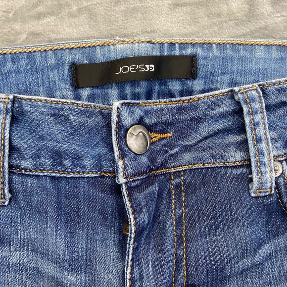 Joe's Women's Honey Kicker Straight Jeans Size 28 Blue Dark Wash Denim - Picture 3 of 8